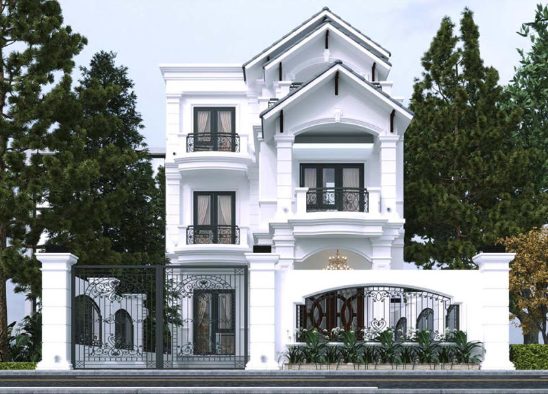 Mẫu biệt thự 3 tầng