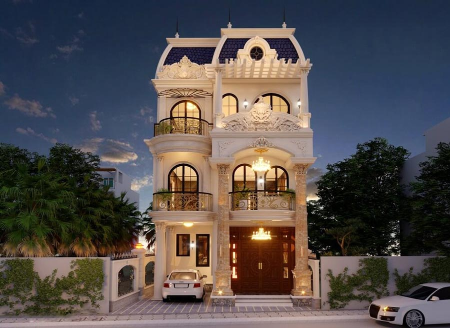 Mẫu biệt thự tân cổ điển