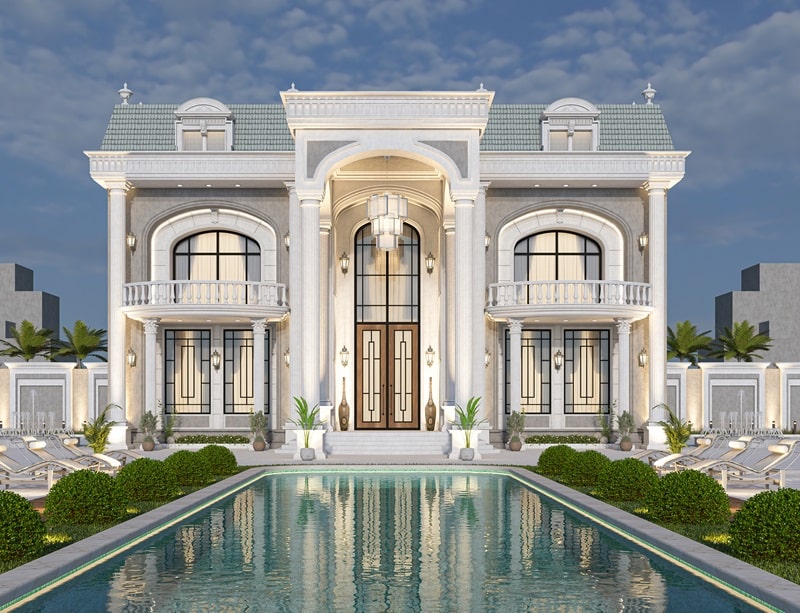 Mẫu biệt thự tân cổ điển