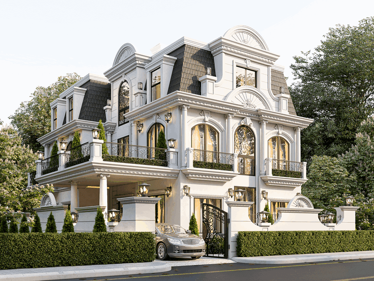 Đặc Trưng Nổi Bật Của Mẫu Biệt Thự Tân Cổ Điển
