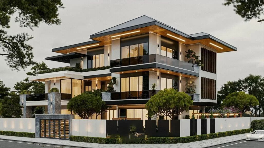 Xu Hướng Màu Sắc Trong Biệt Thự Hiện Đại