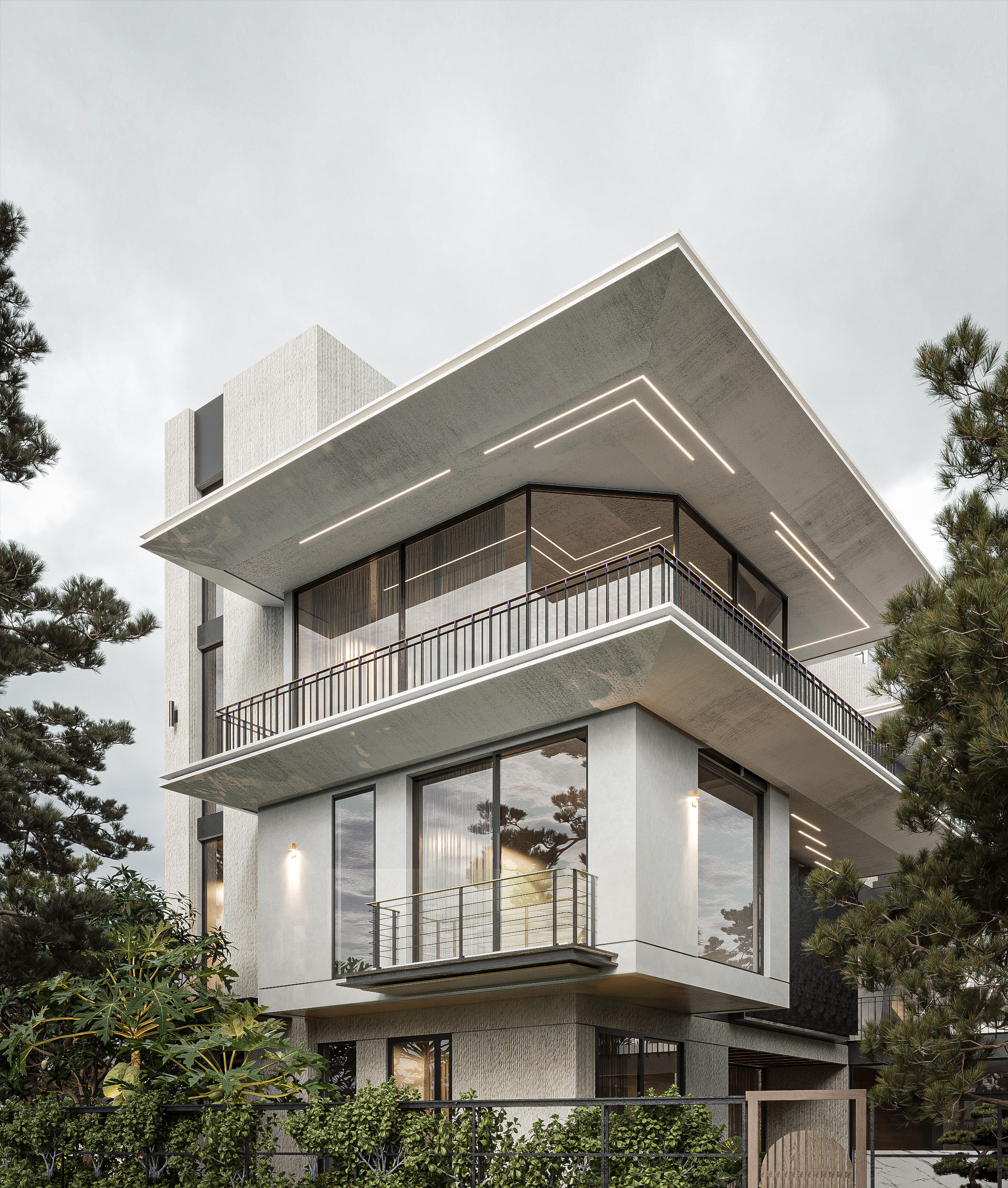 Điểm Nhấn Màu Sắc Đậm